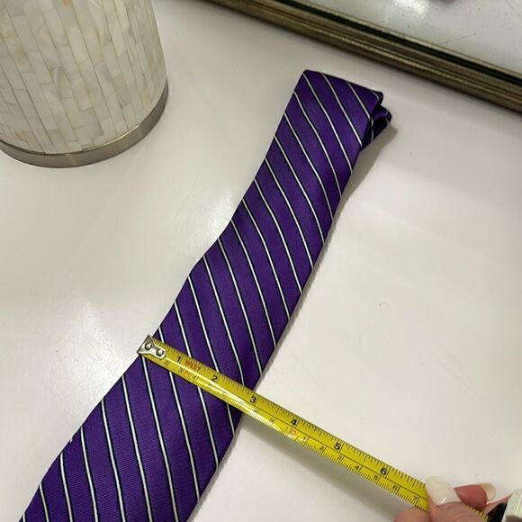 U.S Polo Assn. Purple, White and Navy striped - Picture 4 of 7